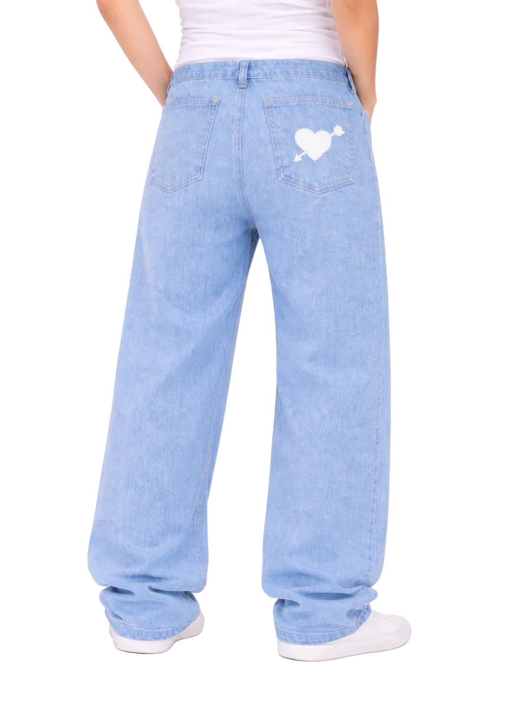 Zénøir Basic Denim Jeans Baby-Blue