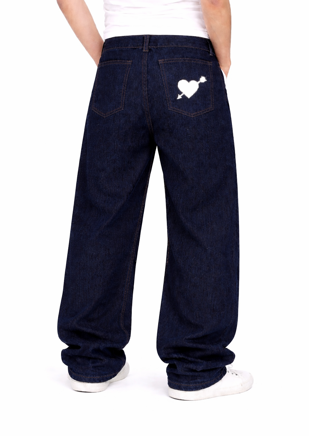 Zénøir Basic Denim Jeans Dark-Blue